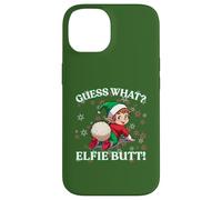 Guess What Elfie Butt Christmas Crawling Elf Snowflake Fun Case for iPhone 14