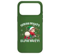 Guess What Elfie Butt Christmas Crawling Elf Snowflake Fun Case for iPhone 17 Pro Max