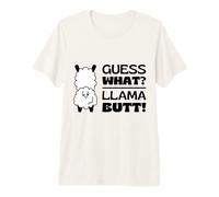 Guess What Llama Butt Dancing Booty Shaking Llamas Butts Gag Premium T-Shirt