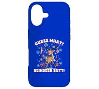 Guess What Reindeer Butt Christmas Snowflake Fun Case for iPhone 17