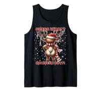 Guess What Reindeer Butt Mens & Boys Funny Ugly Christmas Tank Top