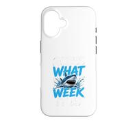 Guess What Week it is - Cool Cartoon Shark Graphic Case for iPhone 16