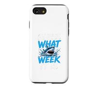 Guess What Week it is - Cool Cartoon Shark Graphic Case for iPhone SE (2020) / 7/8