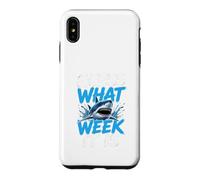 Guess What Week it is - Cool Cartoon Shark Graphic Case for iPhone XS Max