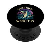 Guess What Week It Is Cool Shark Ocean PopSockets Adhesive PopGrip