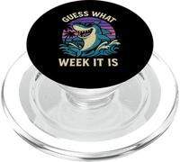 Guess What Week It Is Cool Shark Ocean PopSockets PopGrip for MagSafe