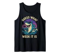 Guess What Week It is Cool Shark Ocean Tank Top