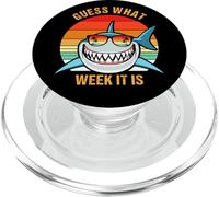 Guess What Week It Is Funny Shark Gift Mens, Womens & Kids PopSockets PopGrip for MagSafe