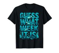 Guess What Week It Is Funny Sharks Ocean Vacation T-Shirt