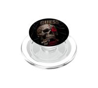 Guess What's The Secret Vintage Mystery Skull Butterfly Tee PopSockets PopGrip for MagSafe
