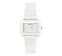 GUESS White Silicon Analog Watch