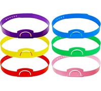 Guess Who Game Headbands (6 Colours), Can Insert Card, Headbands Board Games for Family Game Night, Party Activities for Adults and Kinder, Only Headband, No Card (6PCS)