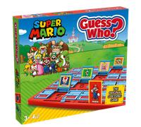 Winning Moves Super Mario Guess Who? Board Game, Play with classic Nintendo characters including Mario, Luigi, Peach, Bowser, and Donkey Kong, 2 players makes a great gift for ages 3 plus