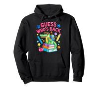Guess Whos Back Alligator Backpack Books Kids First Day Pullover Hoodie