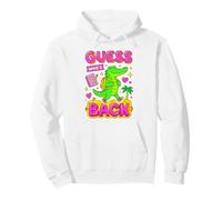 Guess Whos Back Back Again Cute Alligator School Front Back Pullover Hoodie