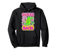 Guess Whos Back Cute Back Again Alligator School Front Back Pullover Hoodie