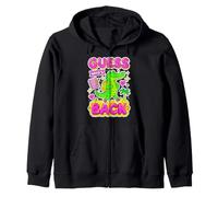 Guess Whos Back Cute Back Again Alligator School Front Back Zip Hoodie