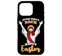 Guess Who's Back Happy Easter Is About Jesus Case for iPhone 16 Pro