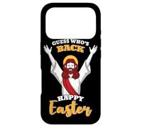 Guess Who's Back Happy Easter Is About Jesus Case for iPhone 17 Pro