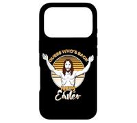 Guess Who's Back Happy Easter Is About Jesus Funny Jesus Case for iPhone 17 Pro