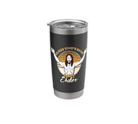 Guess Who's Back Happy Easter is About Jesus Funny Jesus Stainless Steel Insulated Tumbler