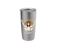 Guess Who's Back Happy Easter is About Jesus Funny Jesus Stainless Steel Insulated Tumbler