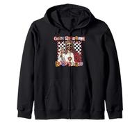 Guess Who's Back Jesus Easter Religious Aesthetic Collage Zip Hoodie