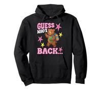 Guess Whos Back To School Cute Bear Student Teacher Welcome Pullover Hoodie