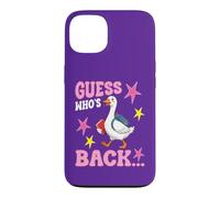 Guess Whos Back To School Cute Goose Student Teacher Welcome Case for iPhone 13