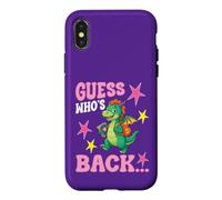 Guess Whos Back To School Dragon Student Teacher Welcome Case for iPhone X/XS