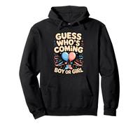Guess Who's Coming Boy Or Girl Gender Reveal Party Pullover Hoodie