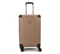 Guess Wilder 4 wheels Trolley 64 cm with expansion pleat brown