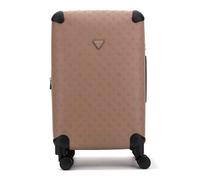 GUESS Wilder Trolley 22 in 8-Wheeler Dark Taupe Logo 64 cm