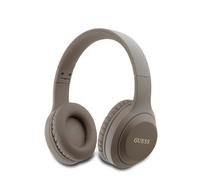 Guess Wireless Headphones with Classic Gold Logo Brown - GUBHV21SFGSW