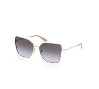 Guess Woman GU00192 32B Sunglasses Metal Gold Smoke Butterfly Normal