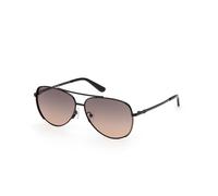 Guess Woman GU00193 01B Sunglasses Metal Black Smoke Pilot Normal