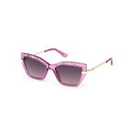 Guess Woman GU00216 81B Sunglasses Injected Violet Smoke Squared Normal