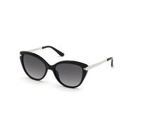 Guess Woman GU7658 01C Sunglasses Injected Black Smoke Cat Eye Normal