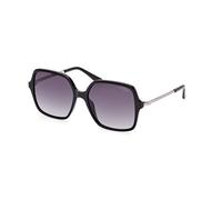 Guess Woman GU7845 01B Sunglasses Injected Black Grey Squared Normal Shaded