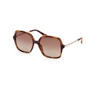 Guess Woman GU7845 53H Sunglasses Injected Havana Brown Squared Polarized