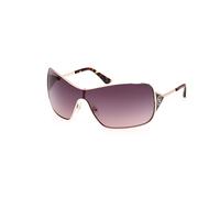 Guess Woman GU7876 28B Sunglasses Metal Gold Grey Mask Normal Shaded