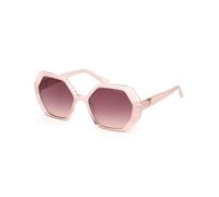 Guess Woman GU7879 74T Sunglasses Injected Pink Red Geometric Normal Shaded