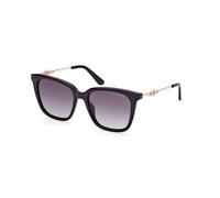 Guess Woman GU7886 01B Sunglasses Injected Black Grey Squared Normal Shaded