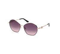 Guess Woman GU7907 05B Sunglasses Metal Black Smoke Geometric Normal
