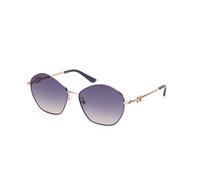 Guess Woman GU7907 20B Sunglasses Metal Grey Smoke Geometric Normal Shaded