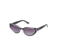 Guess Woman GU7910 05B Sunglasses Injected Black Smoke Cat Eye Normal Shaded