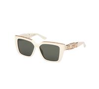 Guess Woman GU7915 21P Sunglasses Injected White Green Squared Normal