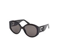 Guess Woman GU7917 01A Sunglasses Injected Black Grey Round Normal