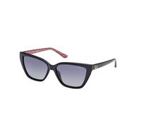 Guess Woman GU7919 01D Sunglasses Injected Black Smoke Cat Eye Polarized Shaded