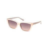 Guess Woman GU7919 57F Sunglasses Injected Beige Brown Cat Eye Normal Shaded